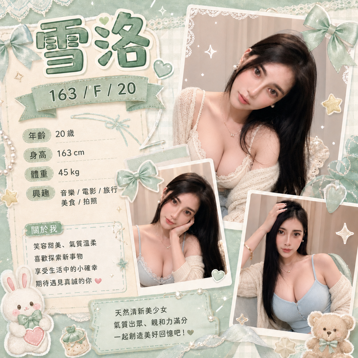 台中現金約炮妹名:雪洛標籤:台中外送茶妹單